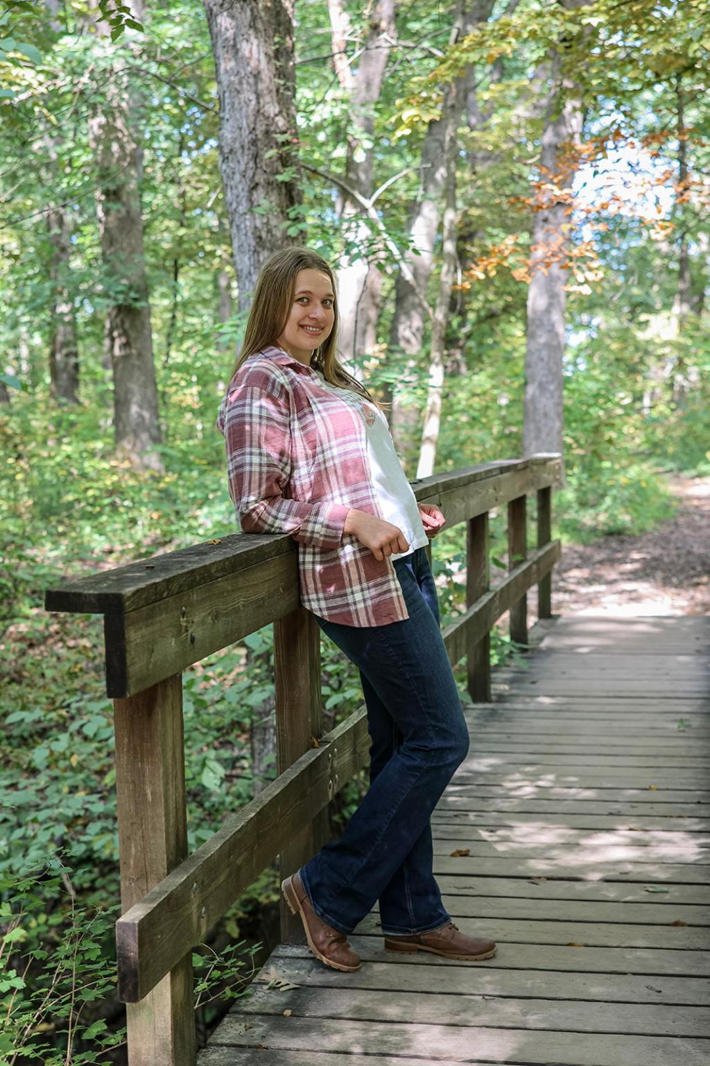 Laura Eagleton Senior at Madrid Jr/Sr High